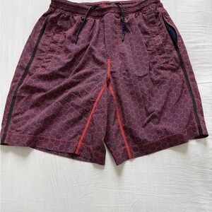 Lululemon Red Liner Athletic Shorts